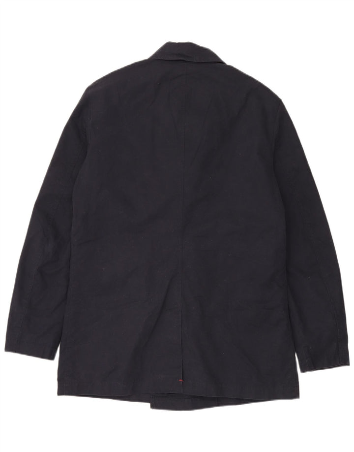Płaszcz męski Superdry Pea Coat UK 40, duży, granatowy, bawełniany