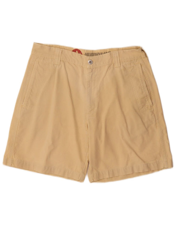 Męskie spodenki Chino Murphy & Nye W34, duże, beżowe, bawełniane