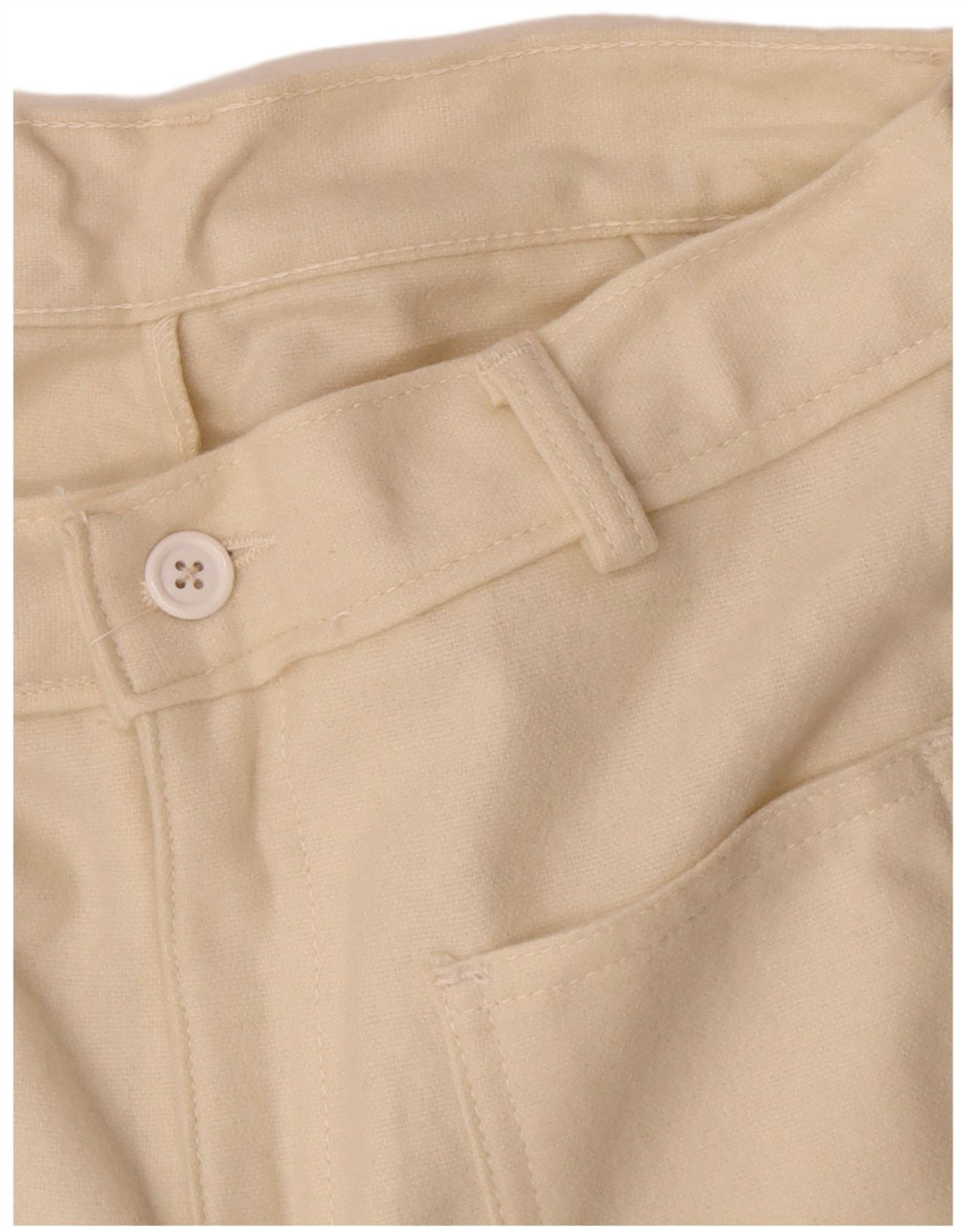 Vintage damskie spodnie typu bootcut W26 L32 beżowe