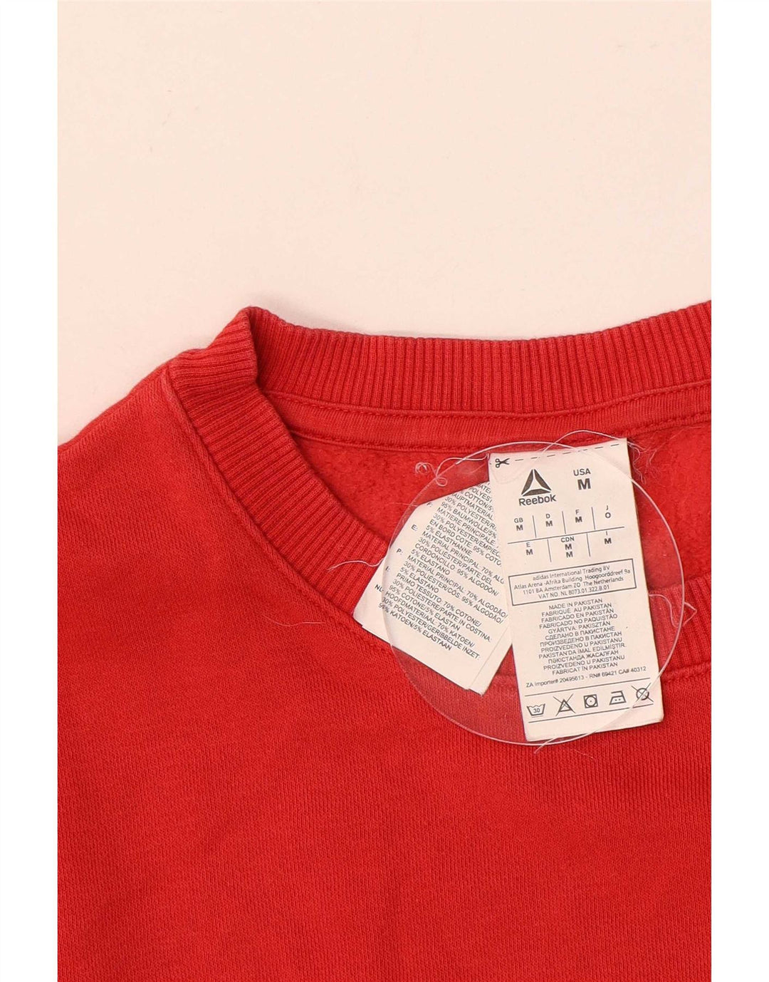 Męska bluza Reebok Graphic Jumper w kolorze średniej czerwieni