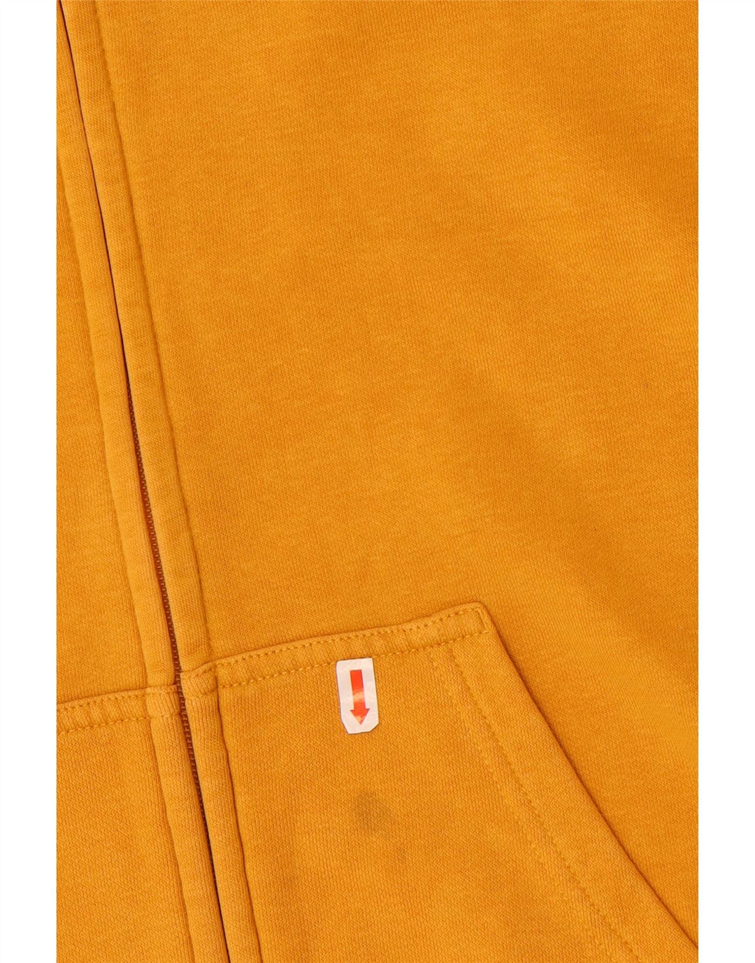 Męski sweter z kapturem i zamkiem błyskawicznym Champion, mały, żółty, bawełniany