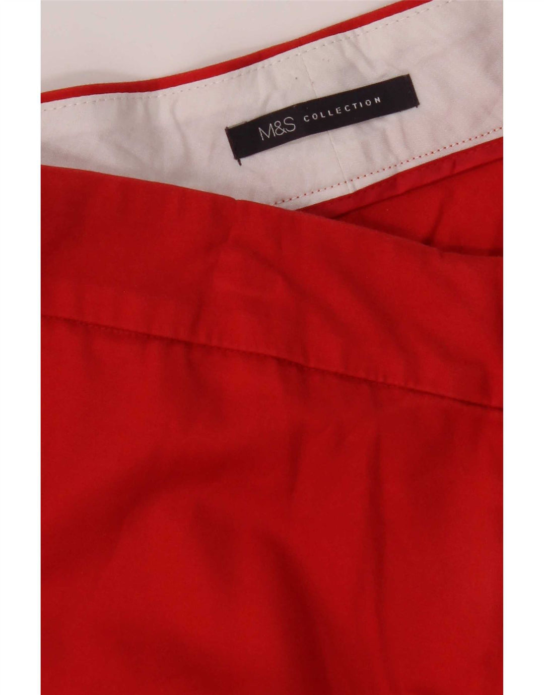 Spodnie damskie Marks & Spencer Straight Capri W34 L22 Czerwone