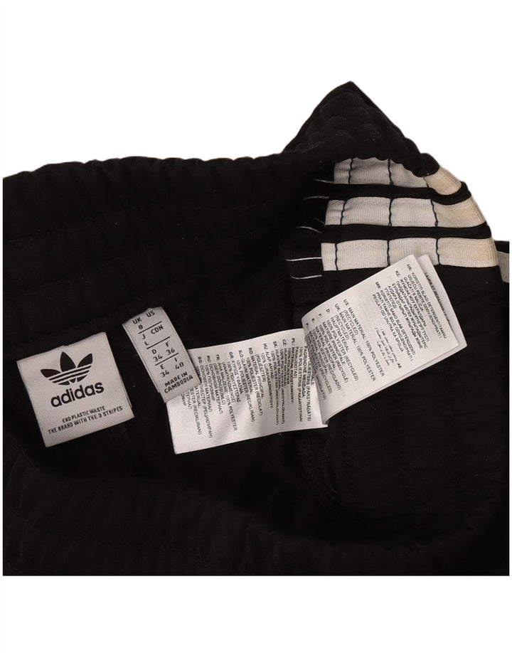 Damskie spodenki sportowe Adidas UK 8, małe, czarne, poliestrowe