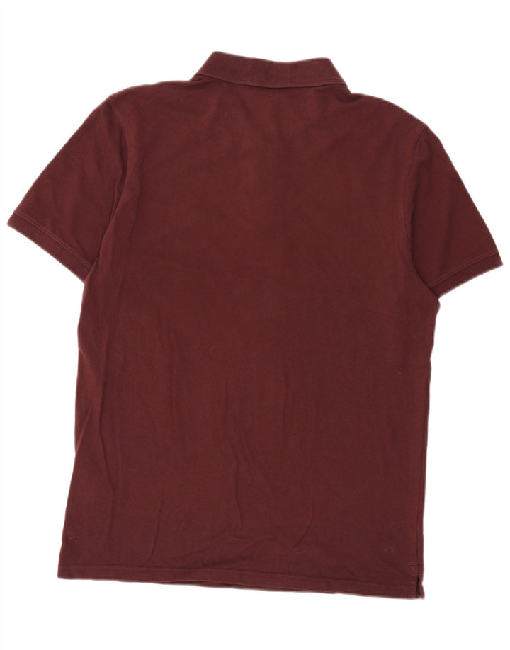 Męska koszulka polo Lyle & Scott, duża, bordowa, bawełniana