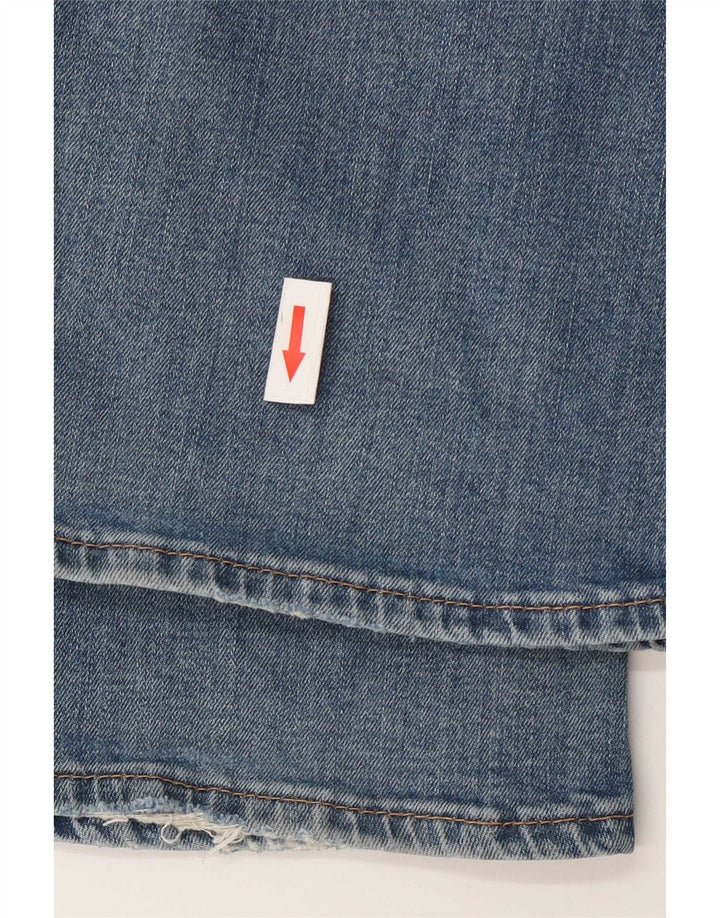 Damskie jeansy Levi's 715 Bootcut W32 L30 Niebieska bawełna