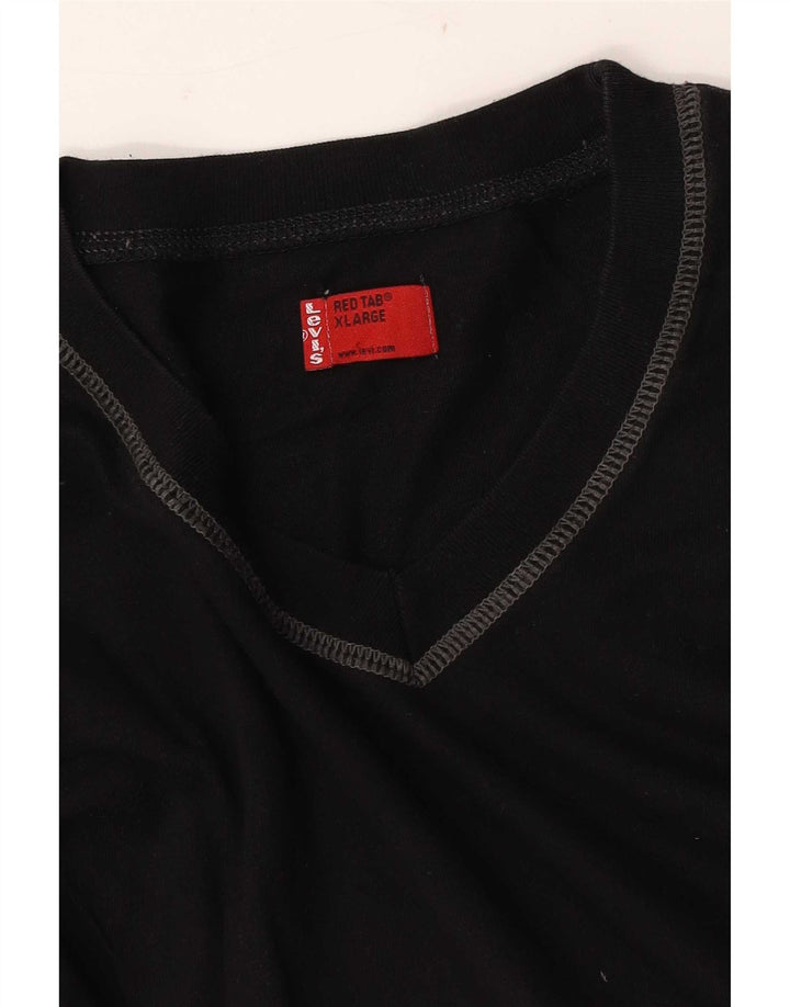 Męski top Levi's z długim rękawem XL, czarny