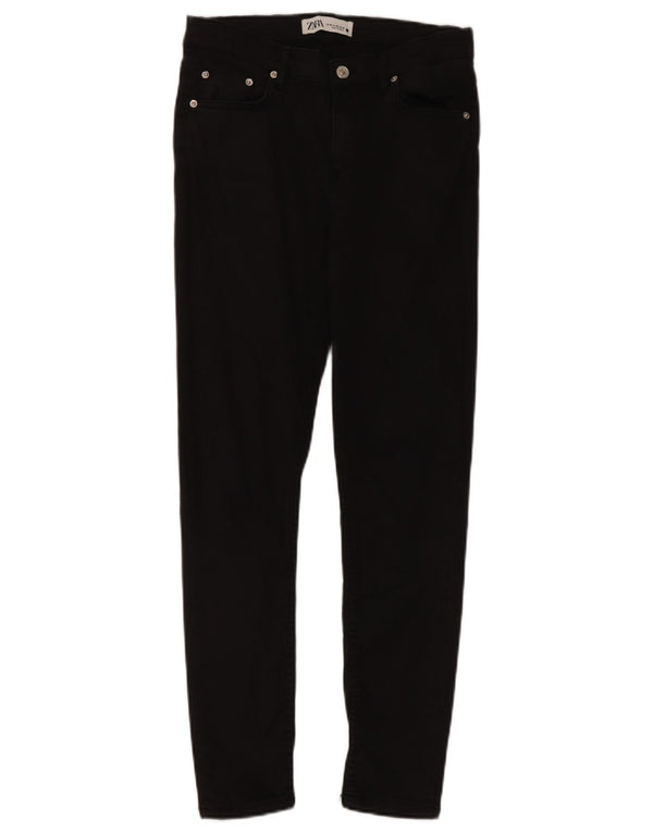 Damskie jeansy skinny Zara EU 38 Small W28 L27 Czarna bawełna