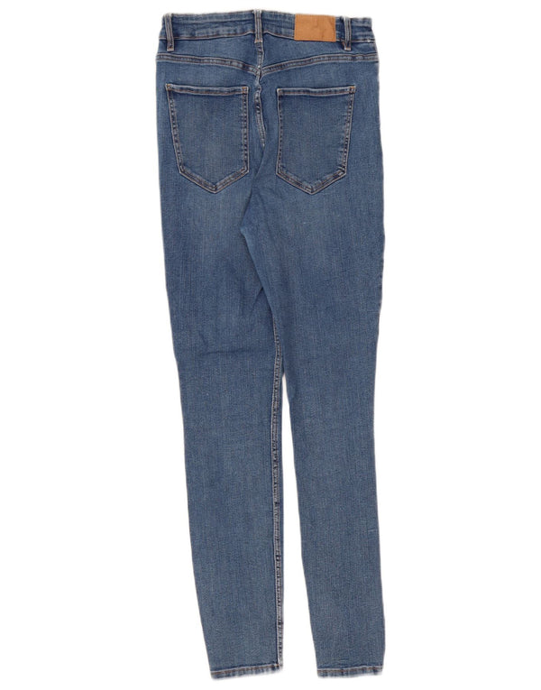 Damskie jeansy obcisłe z wysokim stanem Zara EU 40 Medium W30 L28 Niebieskie