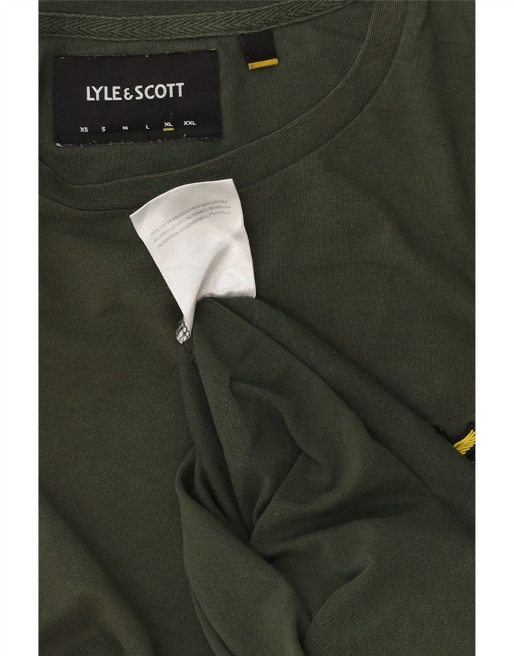 T-shirt męski Lyle & Scott, bawełniany, XL, khaki