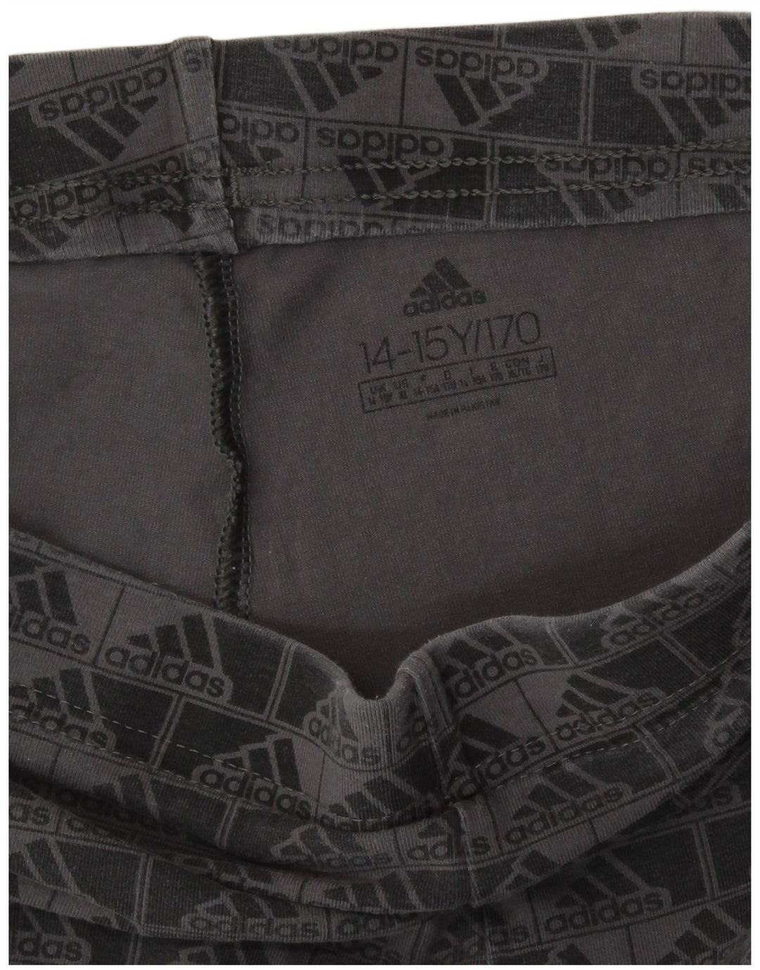 Dziewczęce legginsy Adidas Graphic 14-15 lat szare