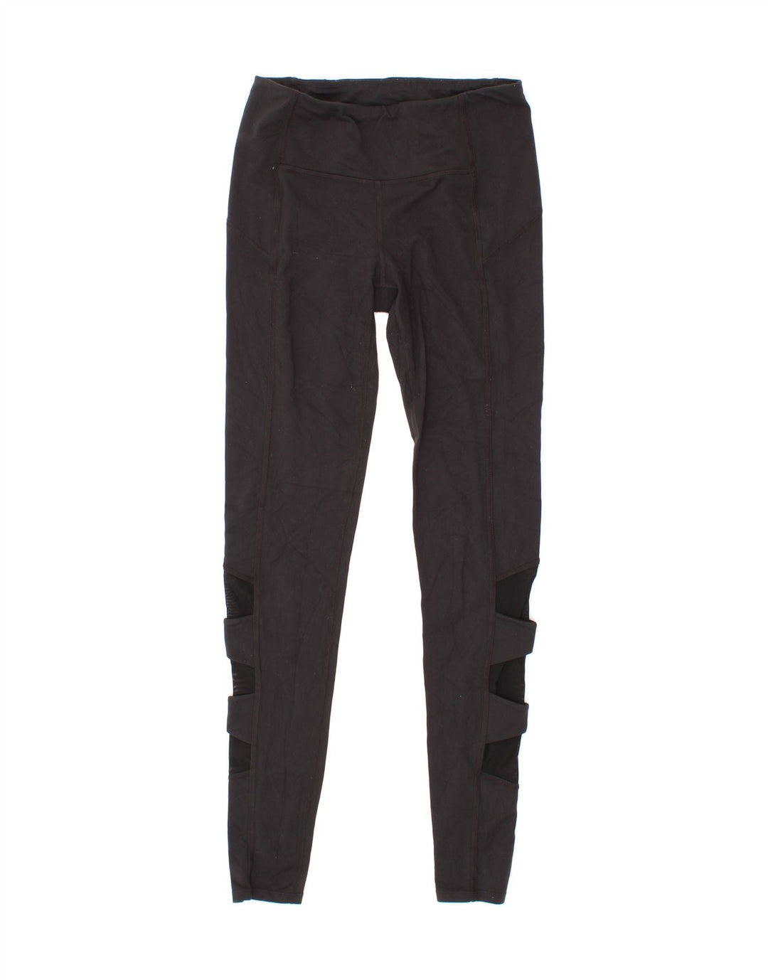 ATHLETA Womens Leggings UK 10 Small  Black Nylon Vintage Athleta and Second-Hand Athleta from Messina Hembry 