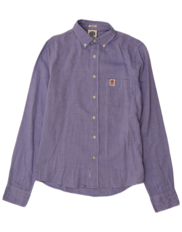 Koszula męska slim fit FRANKLIN MARSHALL, mała niebieska