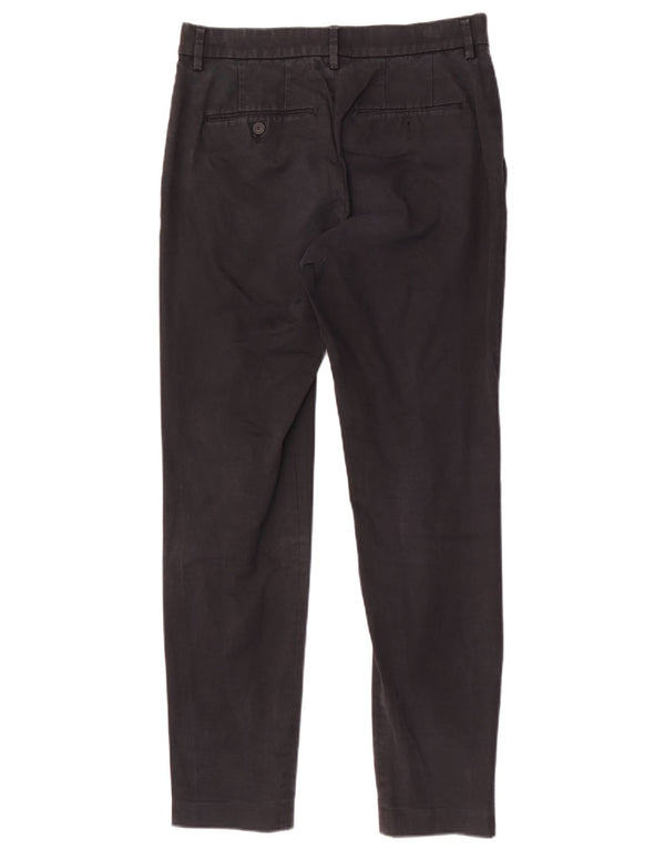 Męskie spodnie chino Zara EU 38 Small W30 L29 Czarna bawełna