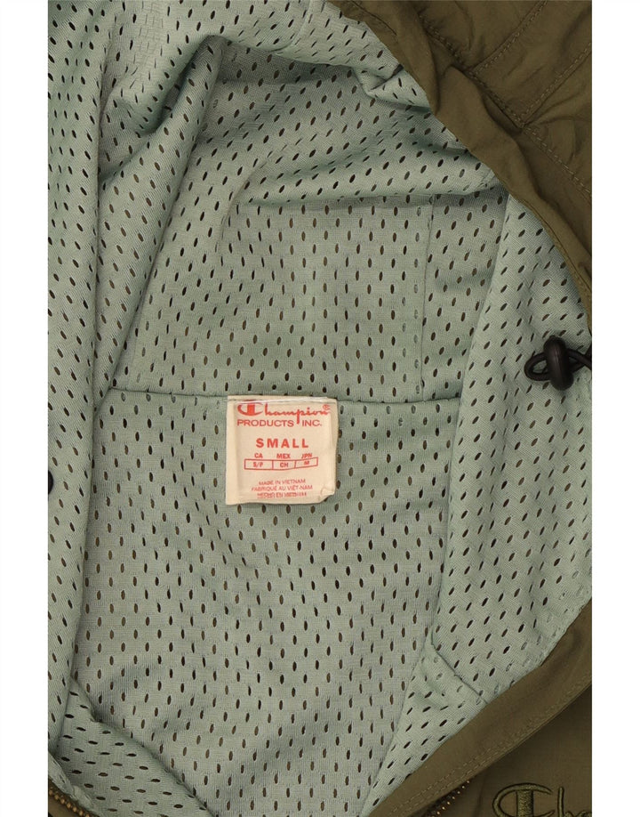 Damska kurtka przeciwdeszczowa Champion Oversized z kapturem UK 10 Small Khaki