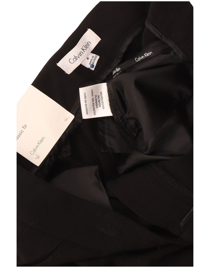 Calvin Klein Damskie US 6 Medium W34 L31 Czarny poliester