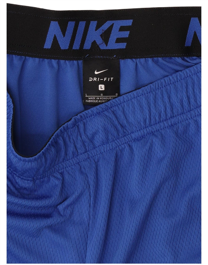 Męskie spodenki sportowe Nike, duże, niebieskie