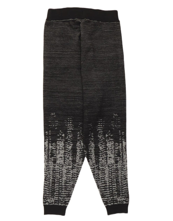 Damskie spodnie dresowe Adidas Joggers UK 10 Small Black Flecked Wełna