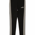ADIDAS Womens Leggings UK 14 Large  Black Cotton