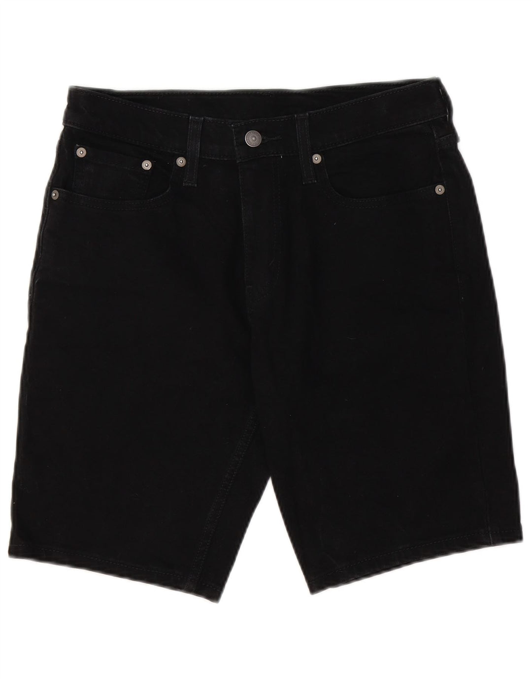 LEVI'S Mens 405 Denim Shorts W29 Small Black Cotton