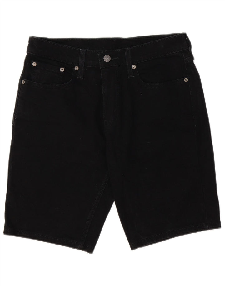 LEVI'S Mens 405 Denim Shorts W29 Small Black Cotton