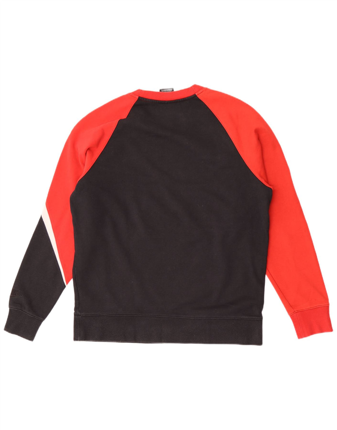 Męska bluza z grafiką Nike, XL, czerwona, z blokami kolorów, bawełniana