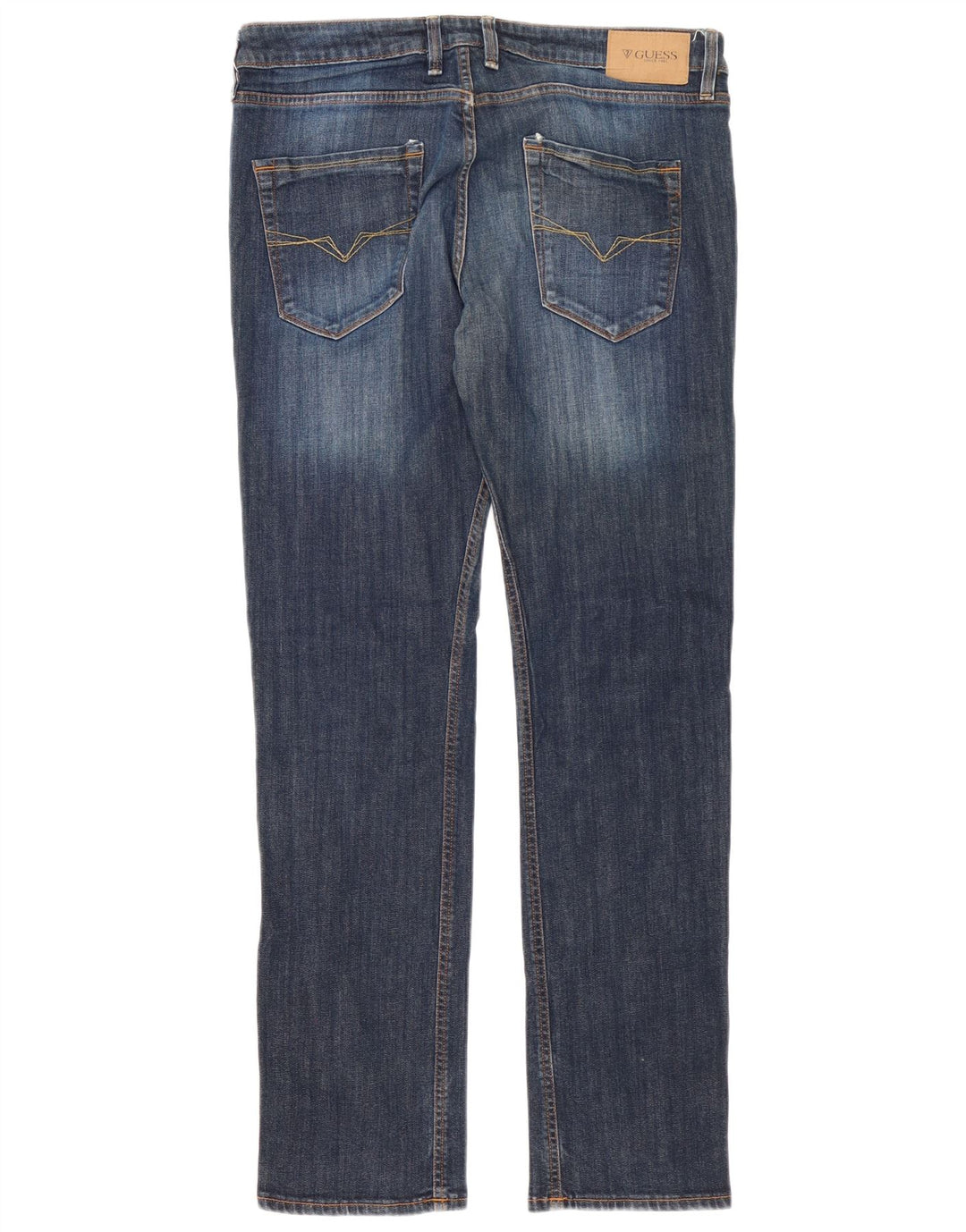Jeansy Guess Męskie Slim W34 L34 Granatowe Bawełniane
