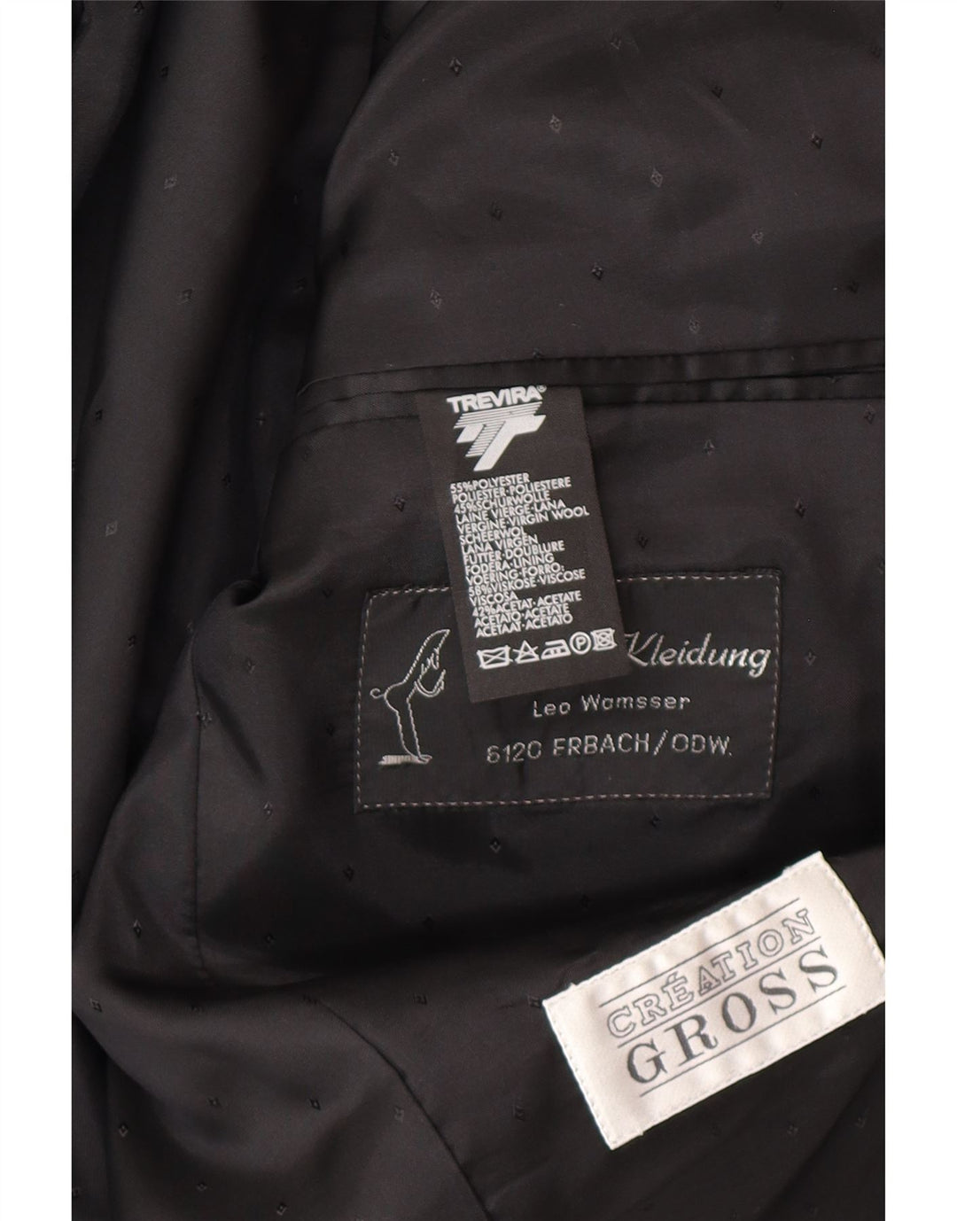 TREVIRA Męska marynarka zapinana na 1 guzik UK 38 Średnioczerwony kwiatowy klasyk