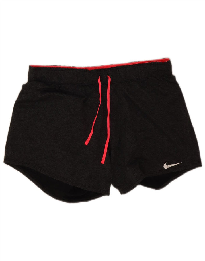 Damskie spodenki sportowe Nike Dri Fit UK 14, średni szary poliester