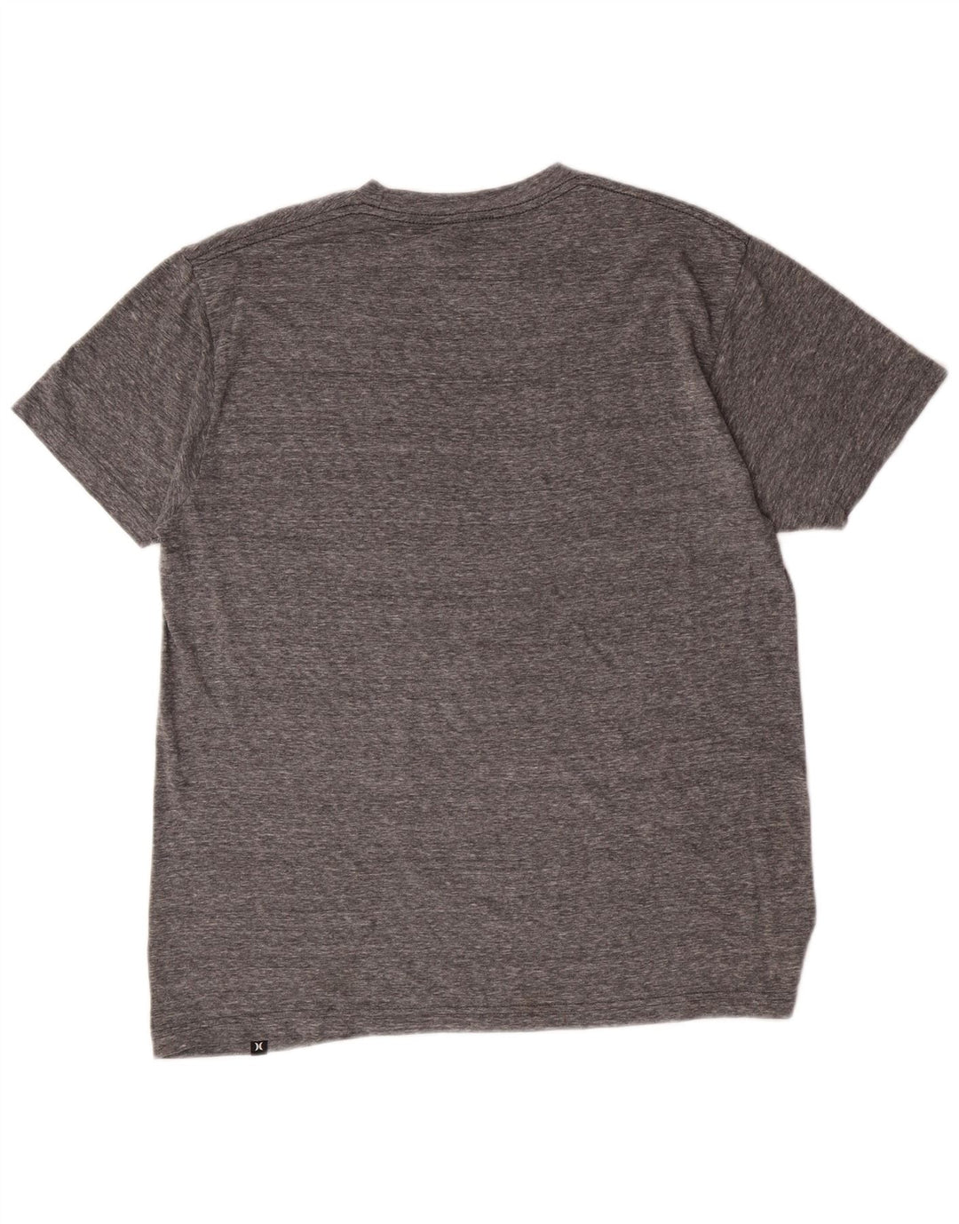 Męski T-shirt z grafiką Hurley o regularnym kroju, średnioszary