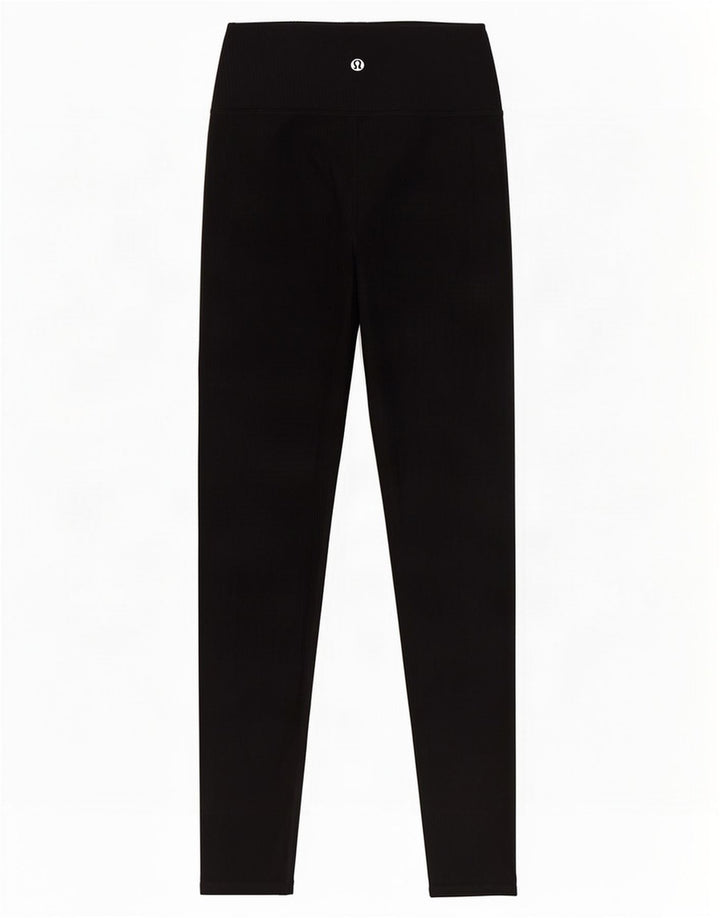 Damskie legginsy Lululemon UK 8, małe, czarne, nylonowe
