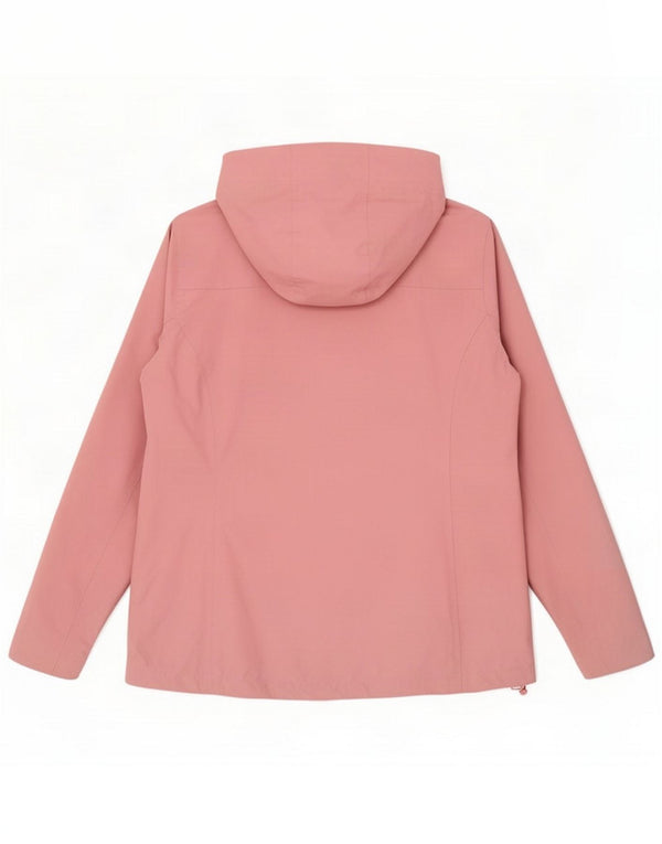 Mountain Warehouse Damska kurtka przeciwdeszczowa z kapturem UK 14 Large Pink Nylon