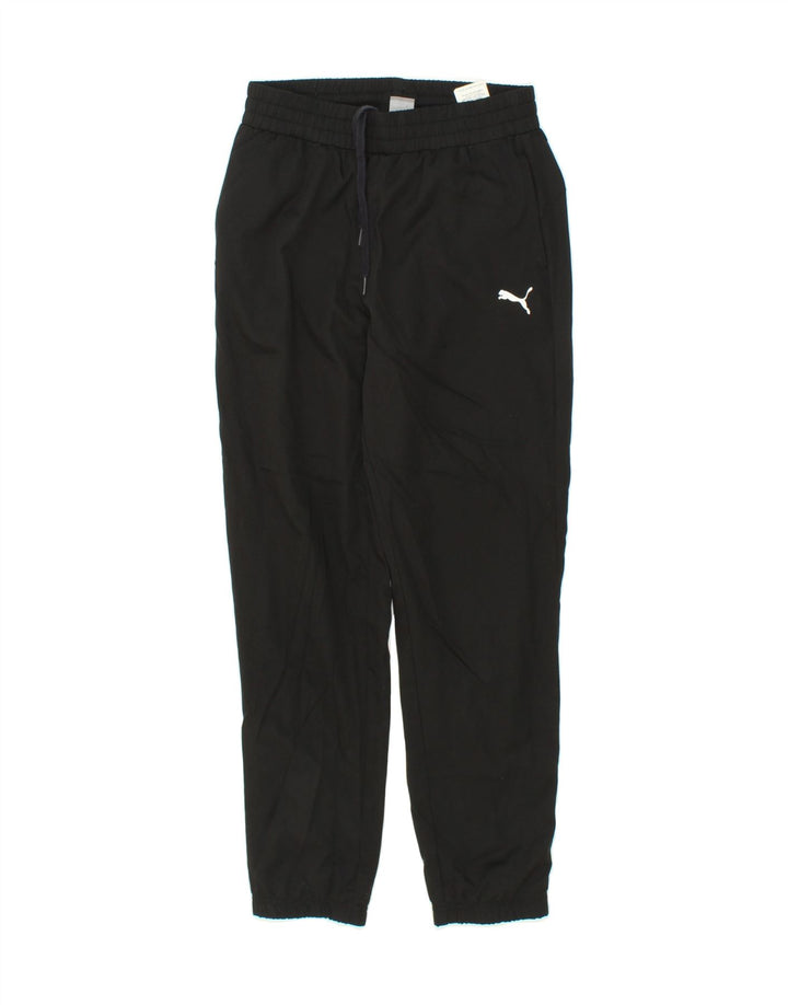 PUMA Womens Tracksuit Trousers Joggers UK 6 XS  Black Polyester Vintage Puma and Second-Hand Puma from Messina Hembry 