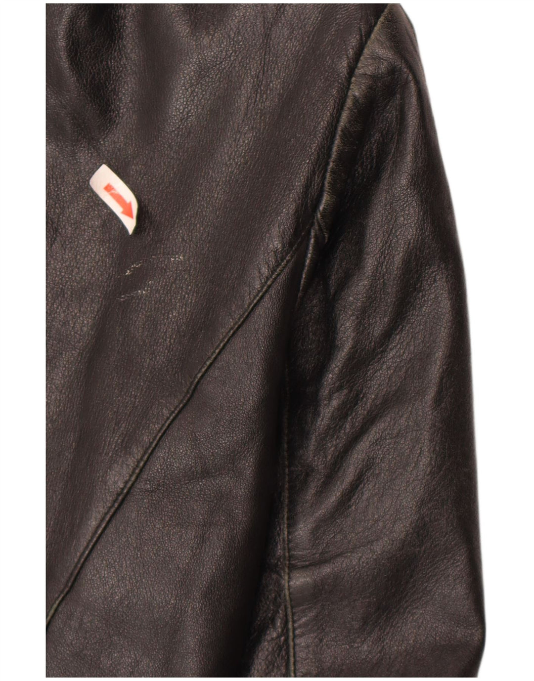 Vintage damska kurtka skórzana IT 52 2XL czarna skóra