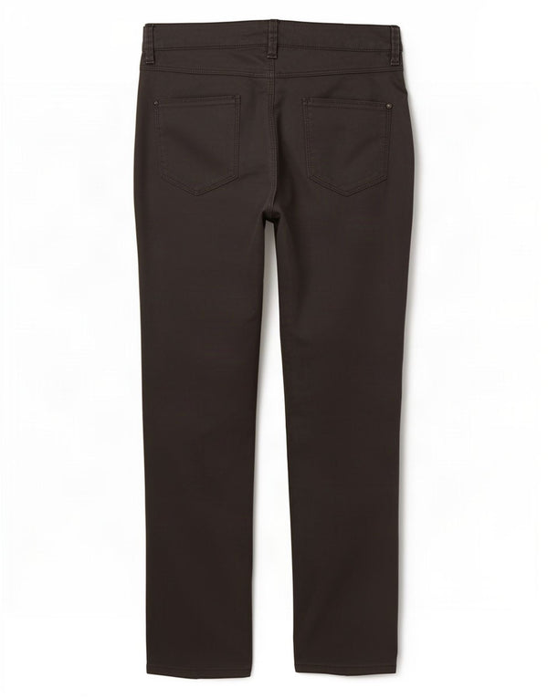 Marks & Spencer Damskie jeansy slim UK 14 Large W32 L27 Brązowa bawełna
