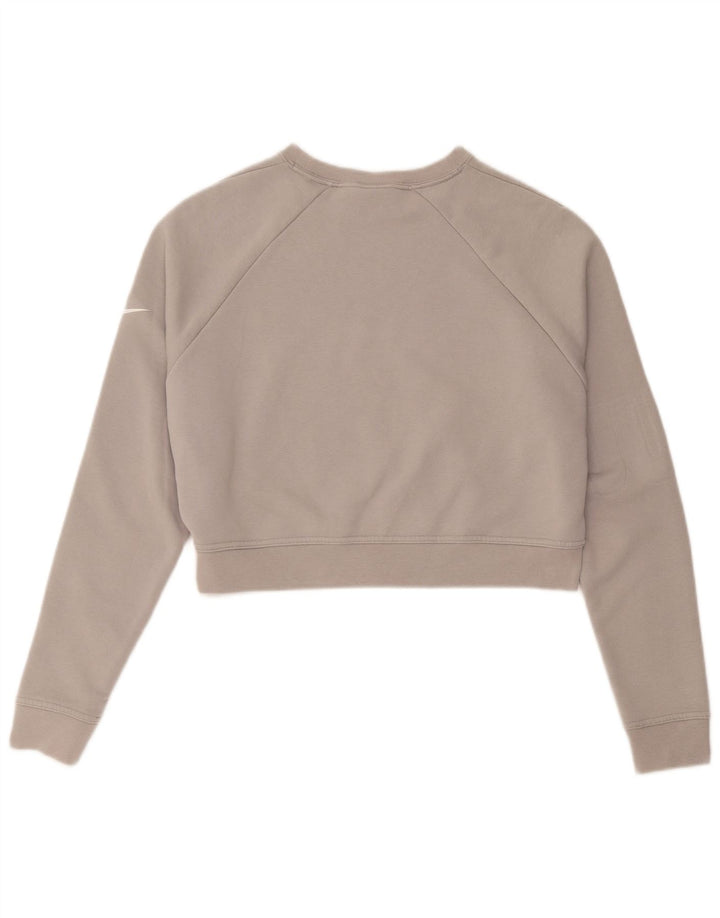 Damska bluza dresowa Nike Crop Oversize UK 10, mała, szara