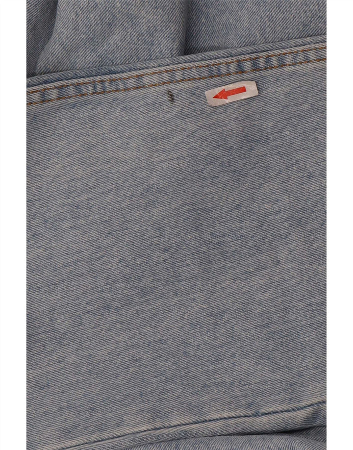 Wrangler Męskie Proste Dżinsy W36 L30 Niebieskie Bawełniane
