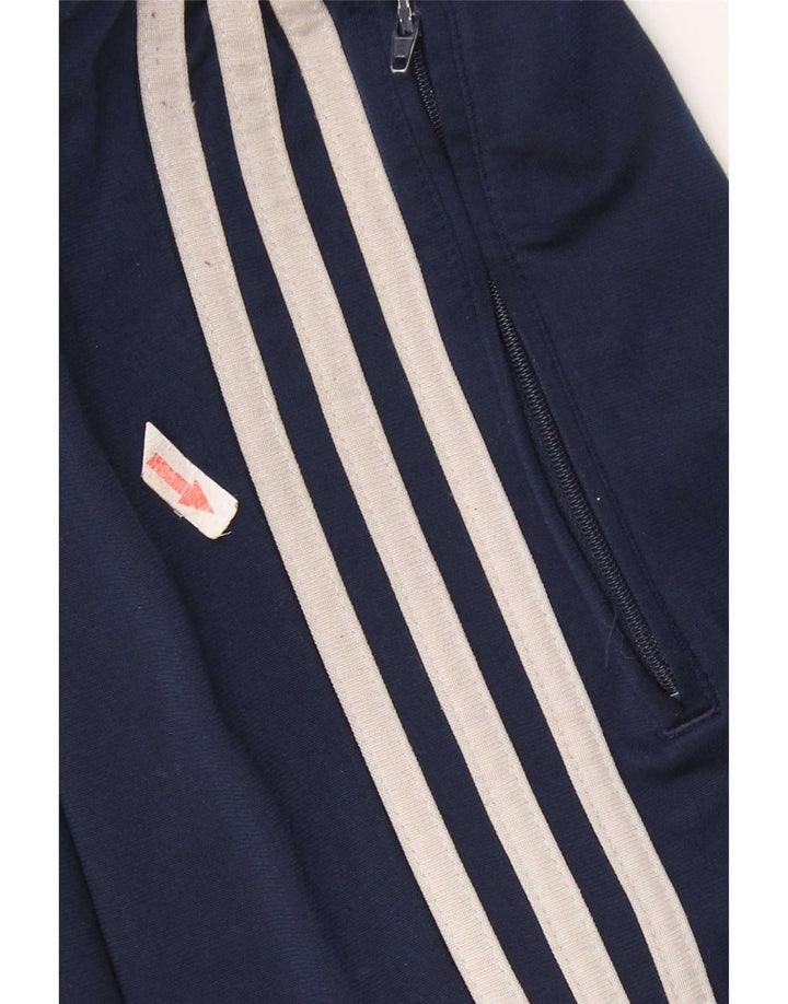 Męskie spodnie dresowe Adidas, małe, granatowe, poliestrowe