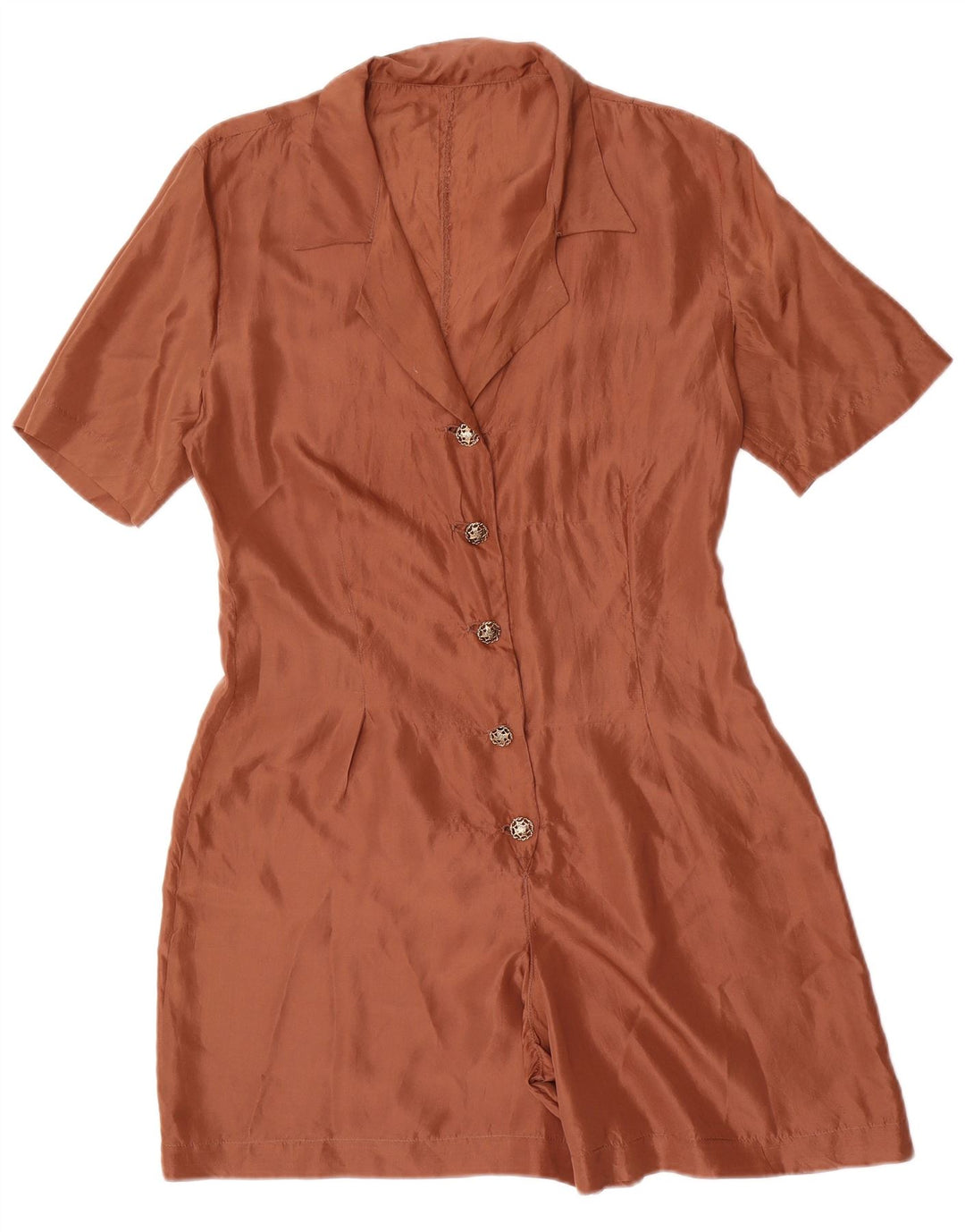 Kombinezon damski w stylu vintage UK 14, średni brąz