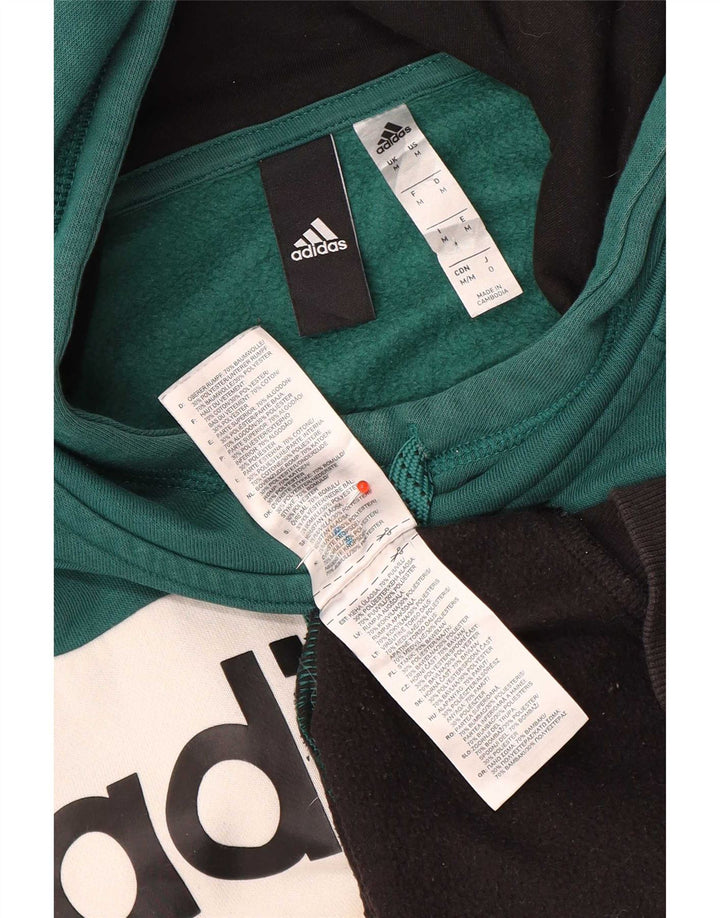 Męska bluza z kapturem Adidas Graphic, średnia, wielobarwna, z blokami kolorów