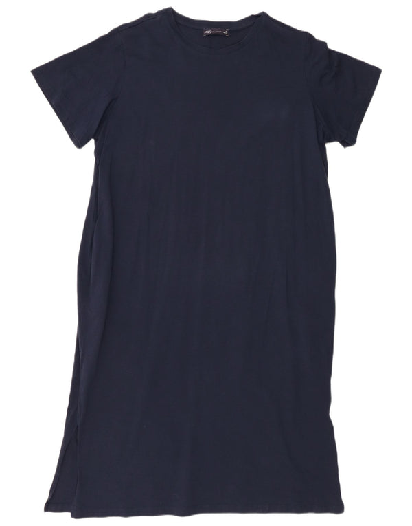 Damska sukienka t-shirtowa Marks & Spencer UK 18 XL, granatowa, bawełniana