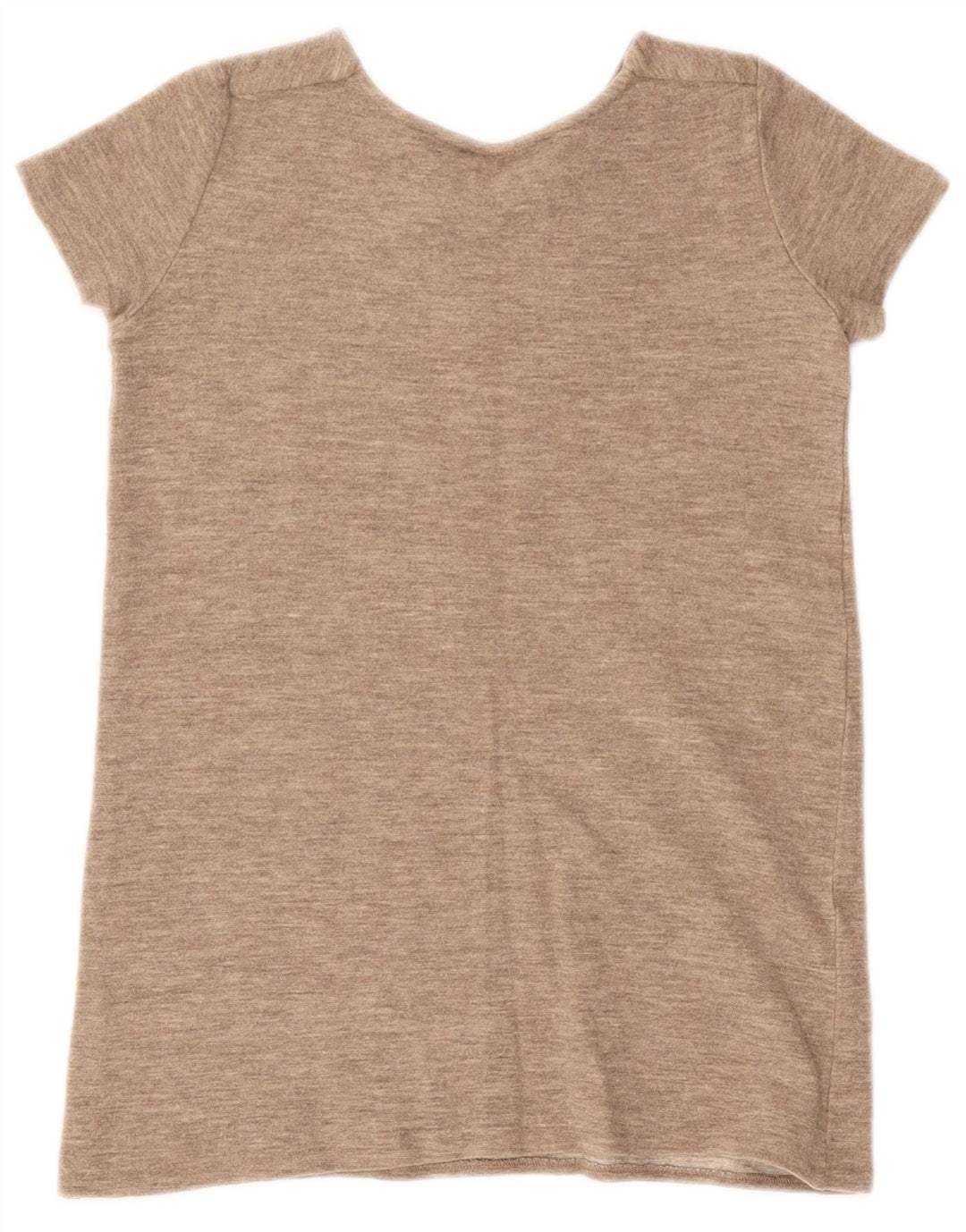 T-shirt damski Zara Top UK 12 Średni brąz nakrapiany