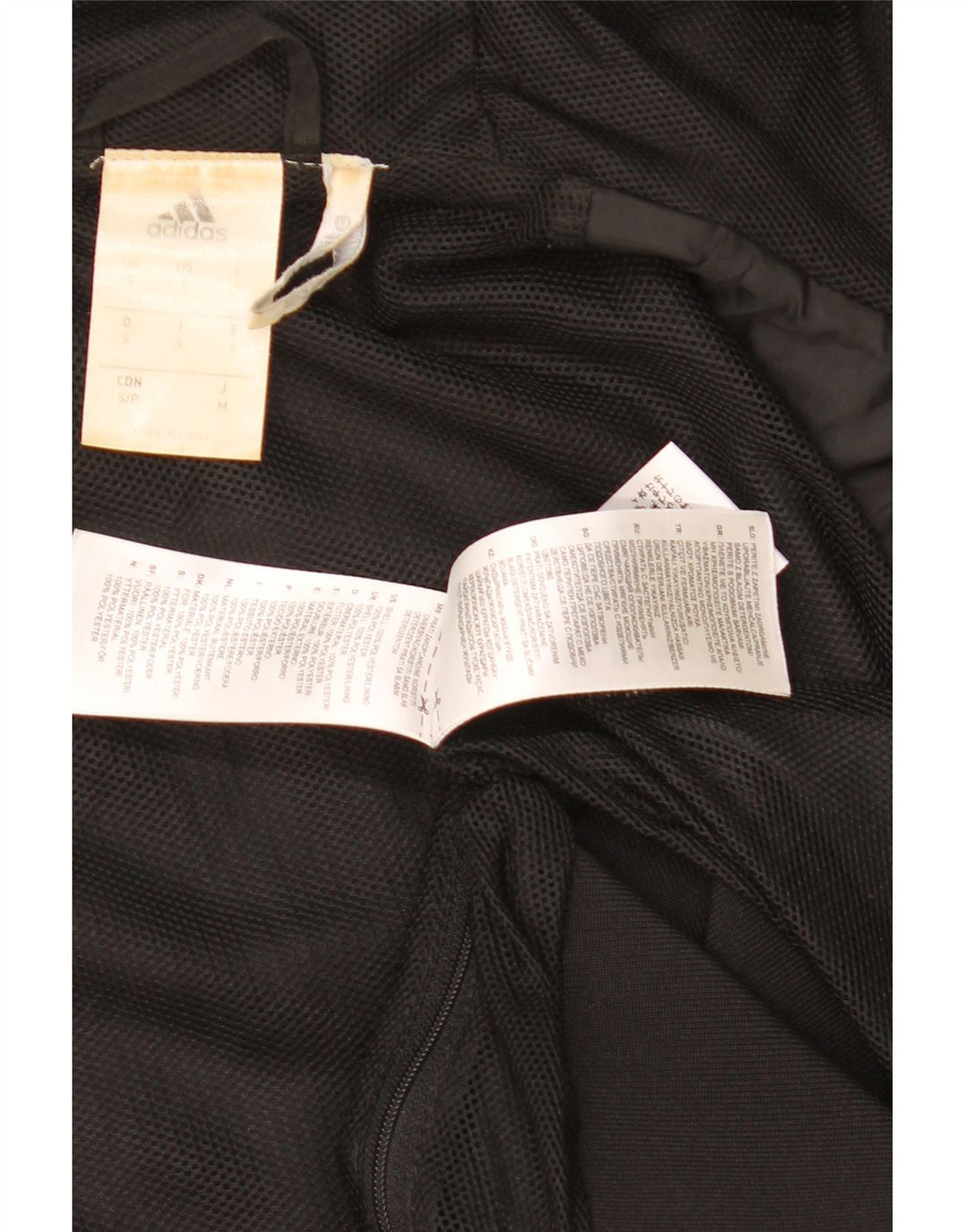 Adidas Męska bluza dresowa z kapturem Climalite, mała czarna, z blokami kolorów