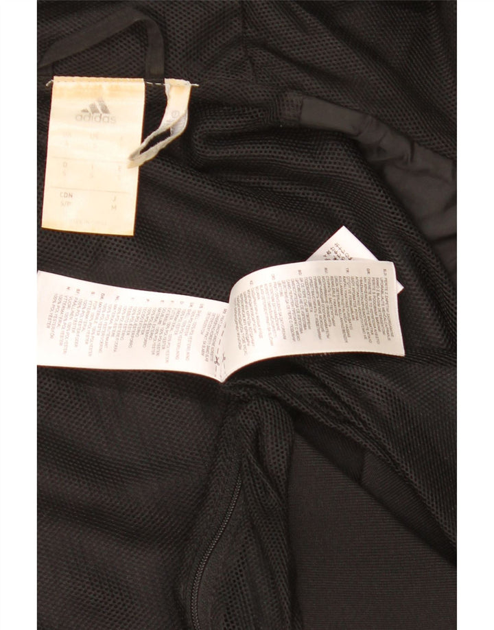 Adidas Męska bluza dresowa z kapturem Climalite, mała czarna, z blokami kolorów
