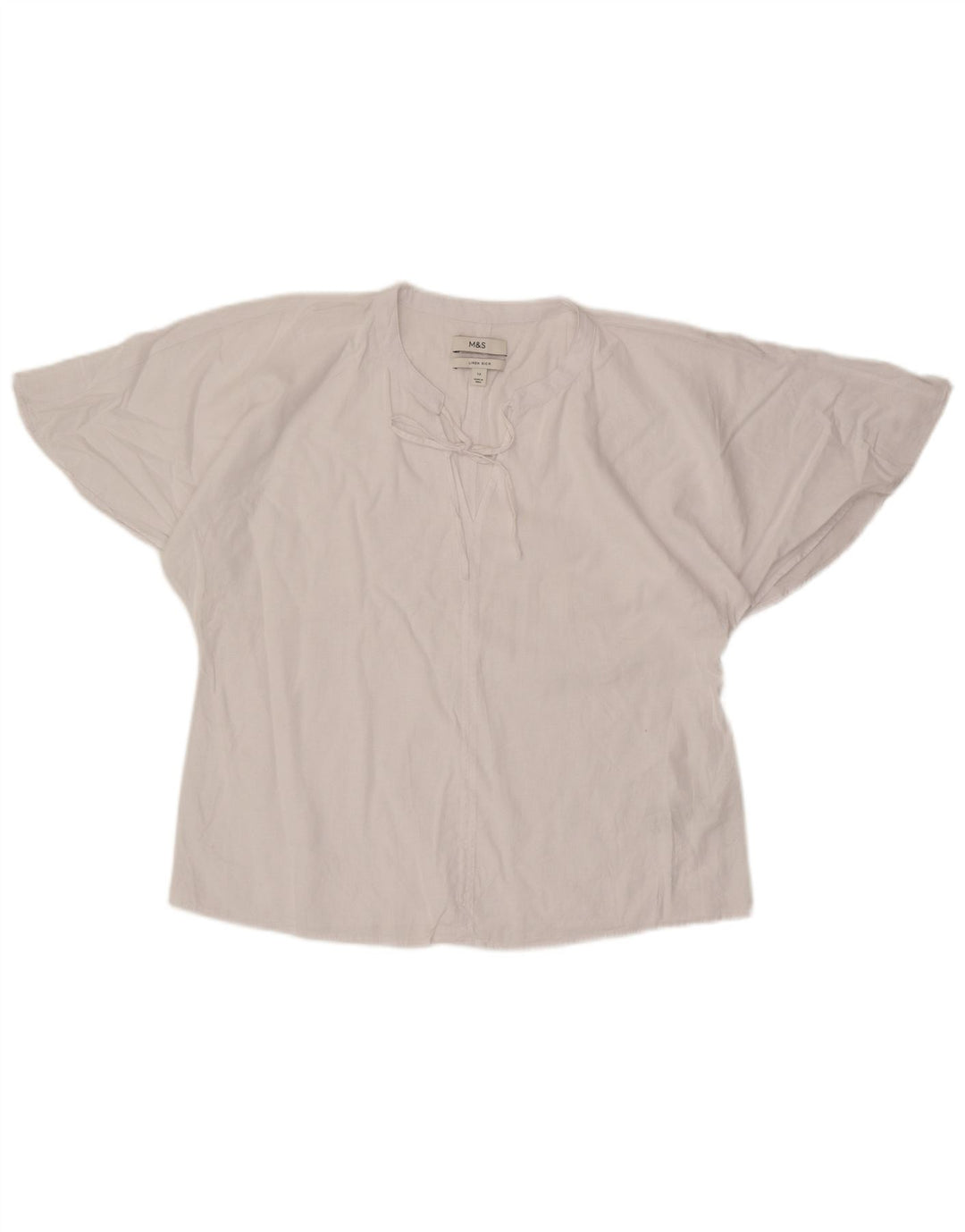 Bluzka damska Marks & Spencer Top UK 12 Medium White Linen