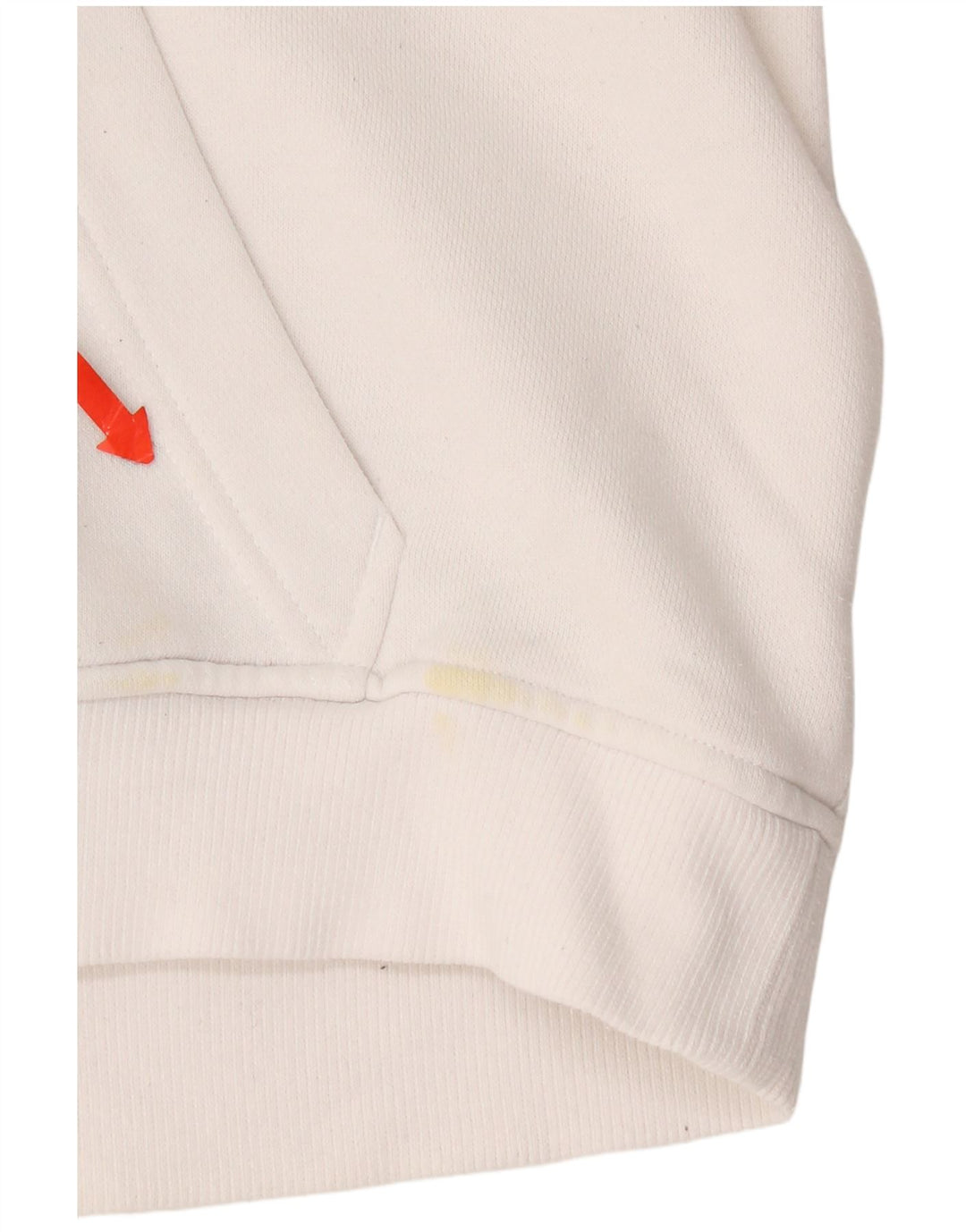 Męska bluza z kapturem Adidas Graphic, średnia biała bawełna