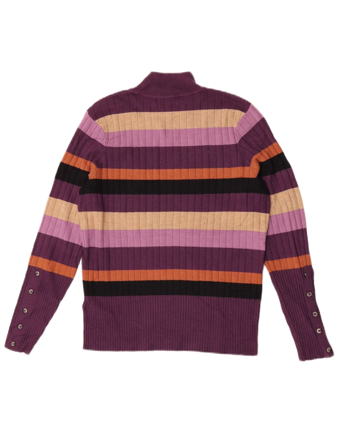 Marks & Spencer Damski sweter z golfem, UK 12, średni fiolet