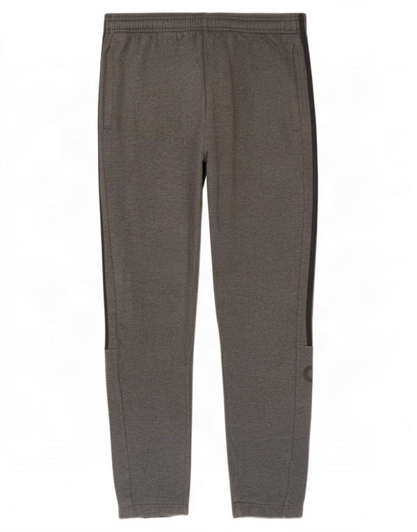 Adidas Mens Graphic Tracksuit Trousers Joggers Medium Grey Cotton