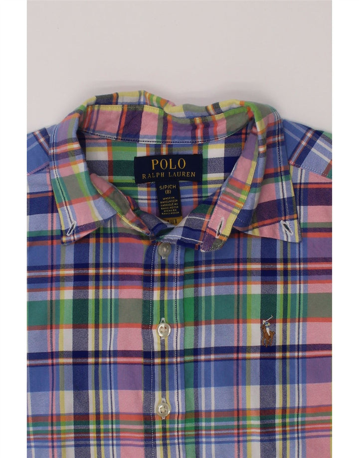 POLO RALPH LAUREN Koszula chłopięca 7-8 lat, mała, wielobarwna krata