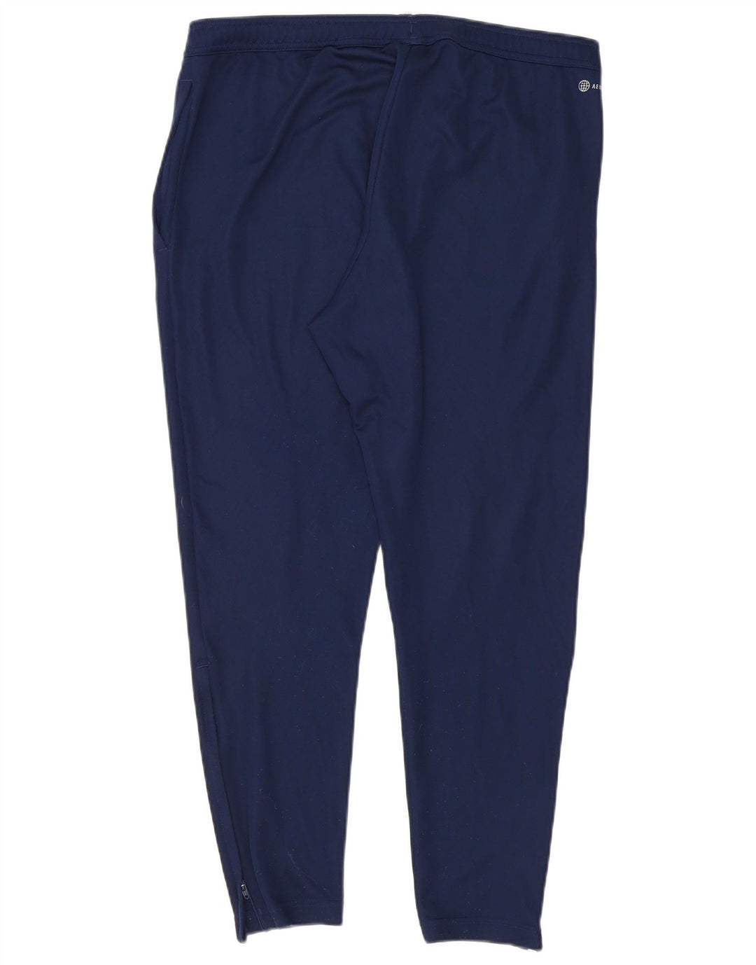 Męskie spodnie dresowe Adidas Aeroready XL granatowe, poliestrowe