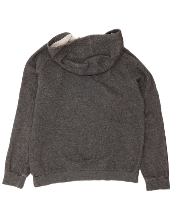 Adidas Dziewczęca Bluza Z Kapturem 11-12 Lat Szara Bawełna